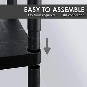 Blackspur 4 Tier Plastic Shelving Unit | SU101