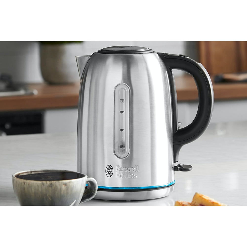 Russell Hobbs 1.7 litre Buckingham Quiet Boil Jug Kettle Stainless Ste Heavins