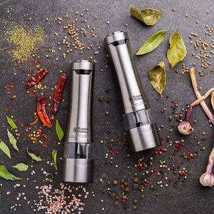 Russell Hobbs Electric Salt and Pepper Mill - Stainless Steel | 23460-56