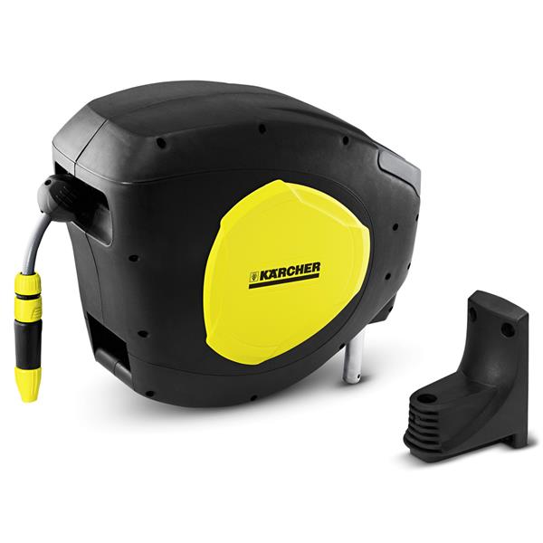 Karcher Compact Auto Garden Hose Reel with 20 Metre Hose and Wall Mount | 2.645-261.0