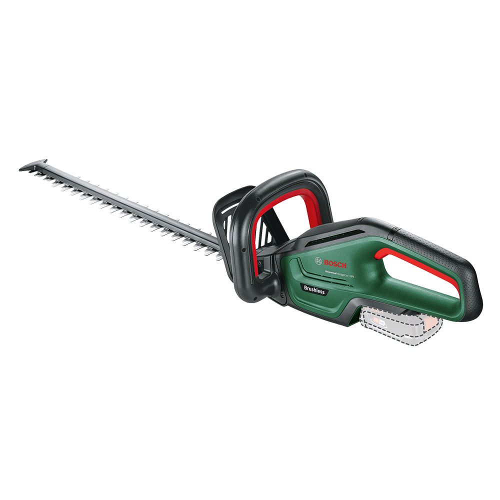 Bosch Universal Cordless Battery Hedge Trimmer Cutter 18v 55cm 06008 Heavins