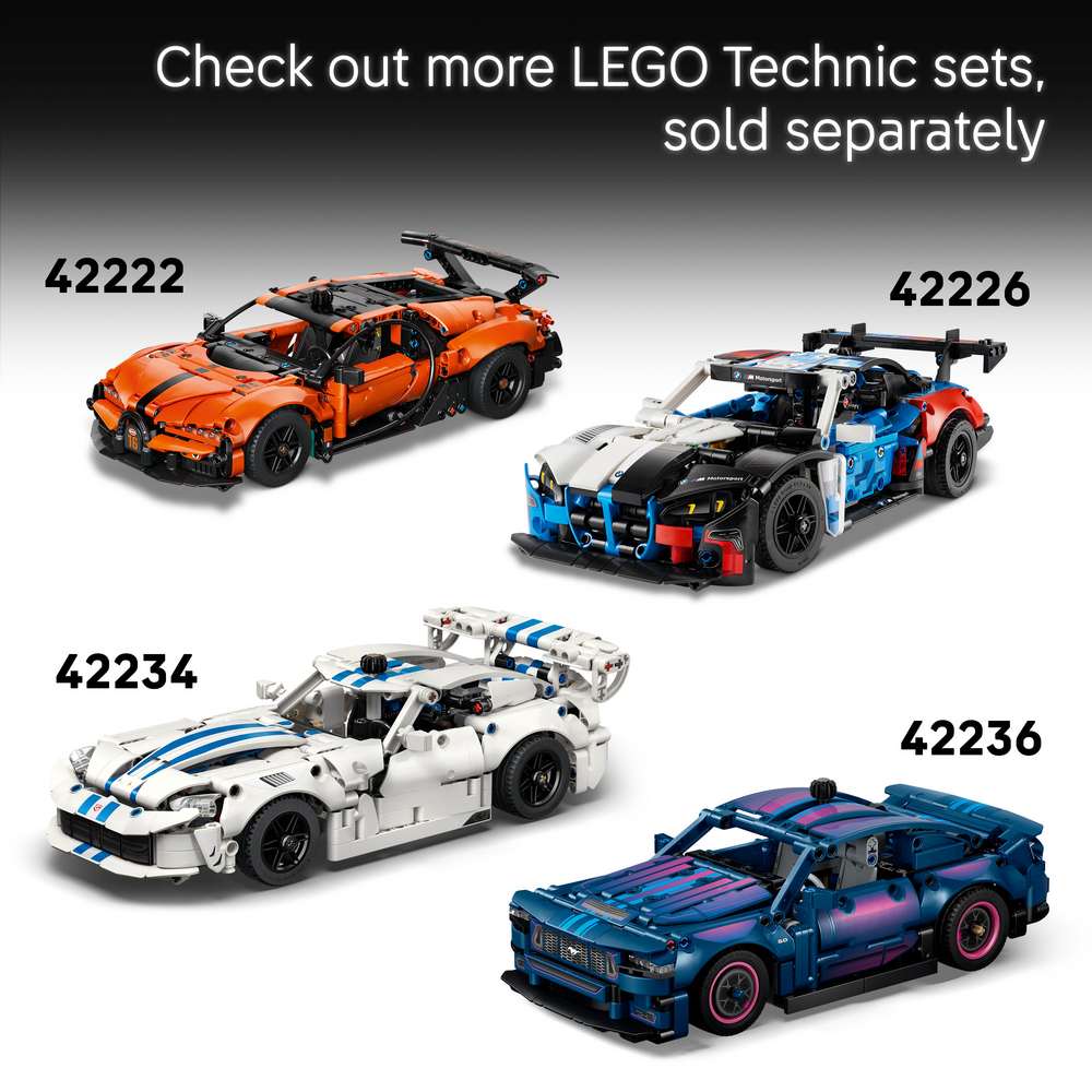 LEGO Technic Ferrari 488 Pista Car 42235 - shown alongside related LEGO sets sold separately. 882 pieces. Ages 9+.