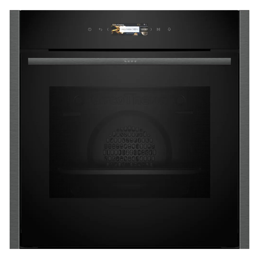 Neff N70 Built In Single Oven - Black / Graphite Trim | B24CR31G0B