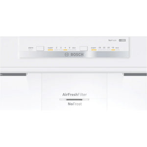 Bosch 186cm Serie 4 Freestanding Fridge Freezer 86cm Width - Stainless Steel | KGN86VIEA