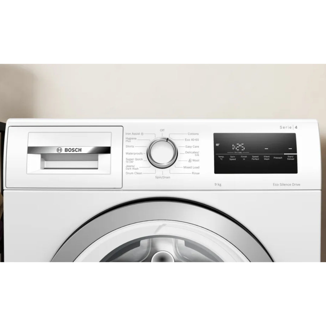 BOSCH Series 4 9kg 1400 Spin Washing Machine - White | WAN28259GB