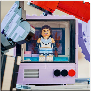 LEGO Editions Music Olivia Rodrigo's Secret Storage 43030 - close-up detail of the finished build. 1085 pieces. Ages 10+.