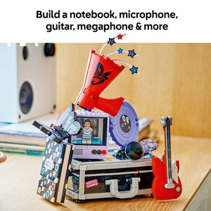 LEGO Editions Music Olivia Rodrigo's Secret Storage 43030 - captioned product view. 1085 pieces. Ages 10+.