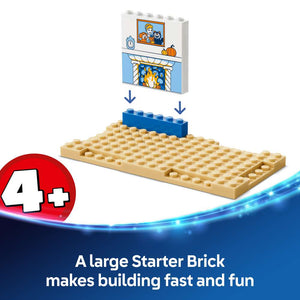 LEGO Disney Princess Cinderella Animal Friends Castle 43283 - captioned product view. 149 pieces. Ages 4+.