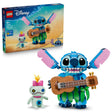 LEGO Disney Classic Stitch & Scrump 43296 - shown with its product box. 713 pieces. Ages 9+.