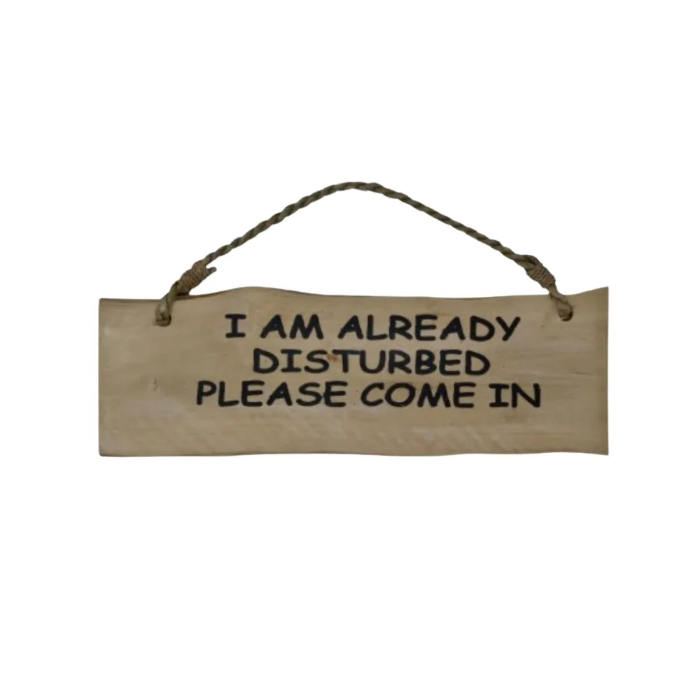 Funny Wood Sign - Bullshit Corner | Lucky Ducks
