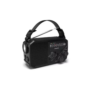 Philips Emergency Portable FM / AM Radio with Torch and Solar Pane and Hand Crank l -  TAR1609/00