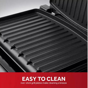 George Foreman Large Entertaining Steel Health Grill | 25052