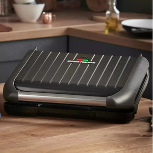 George Foreman Large Entertaining Steel Health Grill | 25052