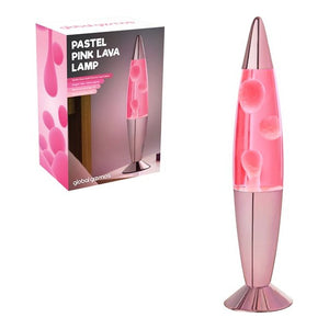 Global Gizmos 16 Inch Lava Lamp - Pink Lava / Rose Gold Effect | 48879