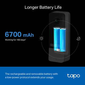 TP-Link Tapo Smart Battery Video Doorbell Camera Kit | TAPOD230S1