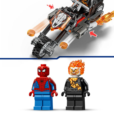 Lego Spiderman vs. Ghost Rider Motorcycle | 76335