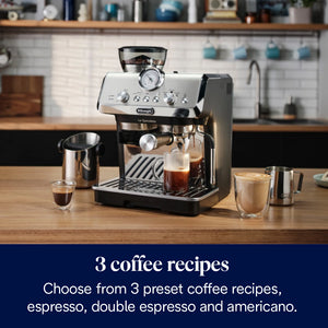 Delonghi La Specialista Arte Manual Bean to Cup Coffee Machine - Black | EC9155.MB