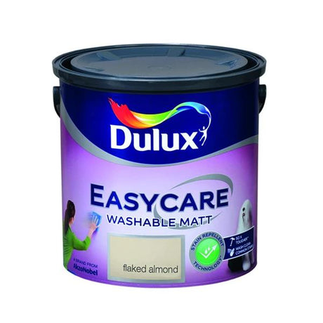 Dulux 2.5 Litre Easycare Washable Matt - Flaked Almond | 5089910