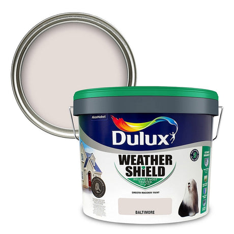 Dulux Weathershield Masonry Paint 10 Litre - Baltimore