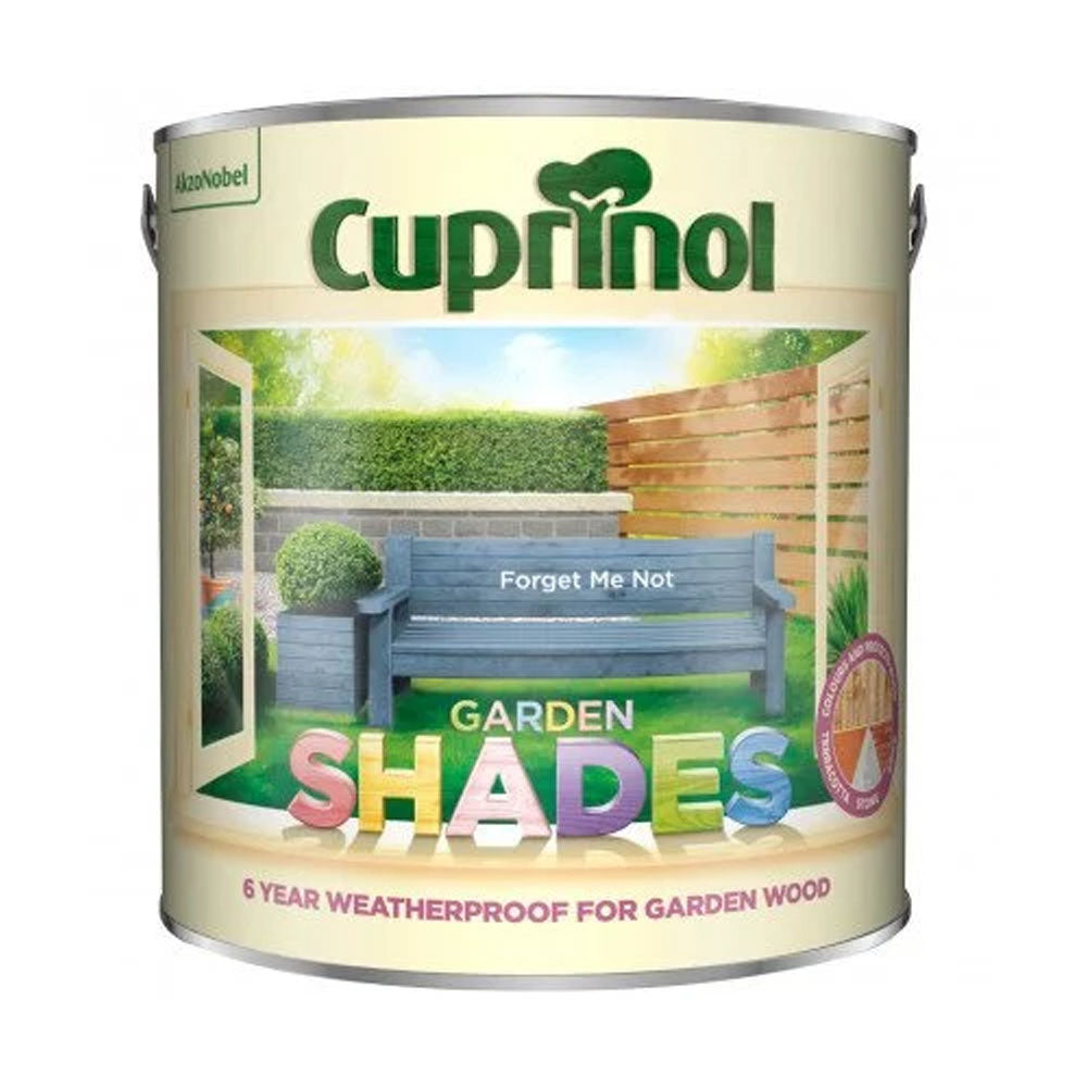 Cuprinol 2.5 Litre Garden Shades Woodstain - Forget-Me-Not
