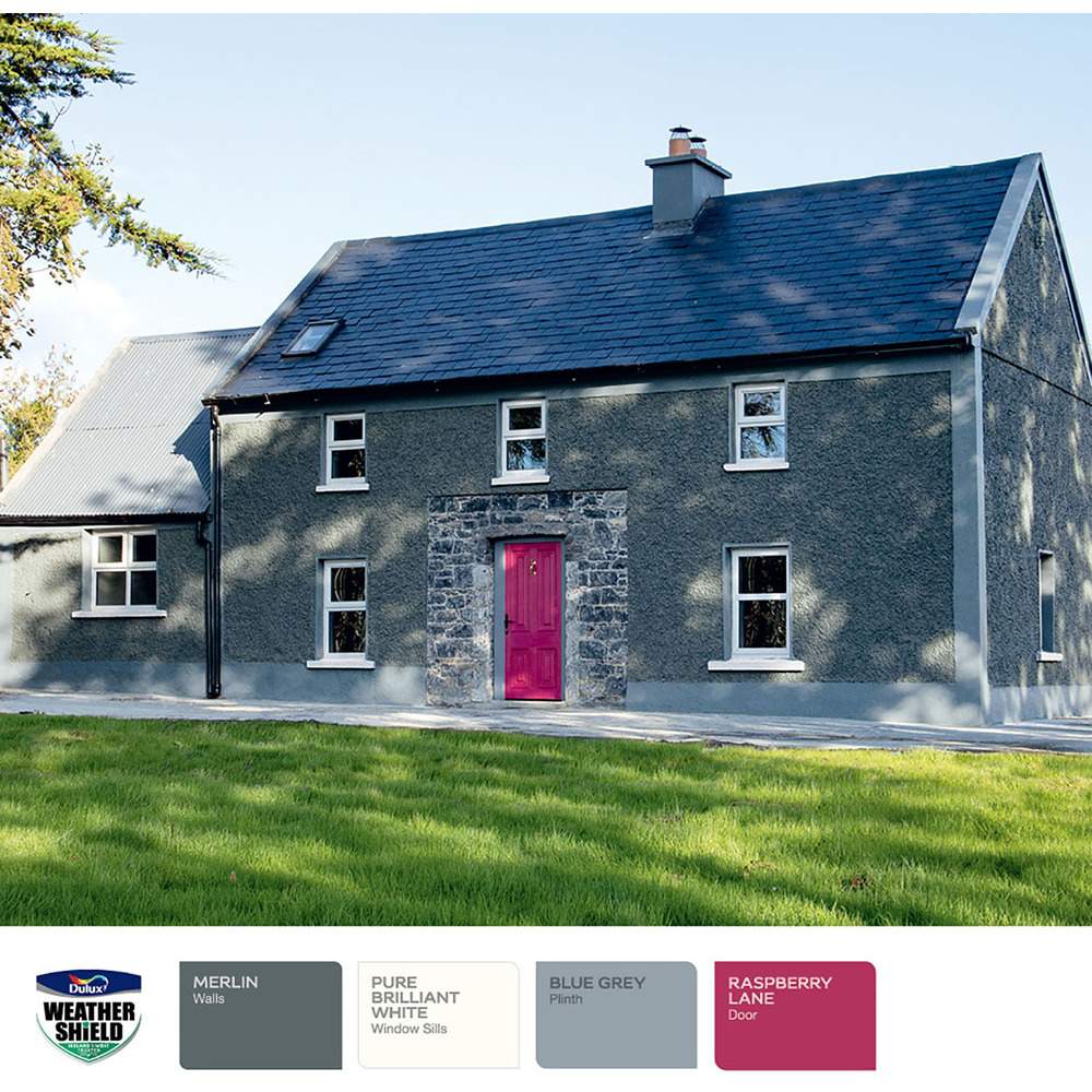 Dulux Weathershield Masonry Paint 5 Litre - White - lifestyle