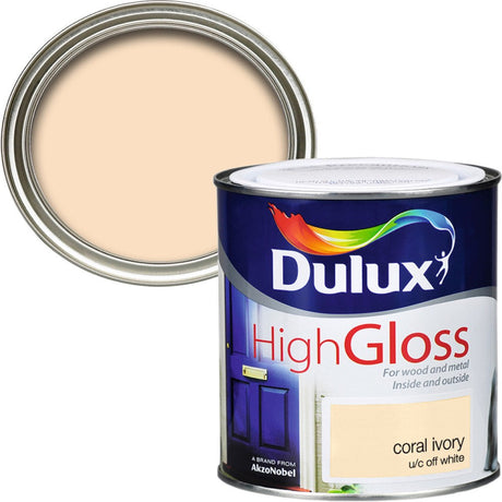 Dulux 750ml High Gloss - Coral Ivory