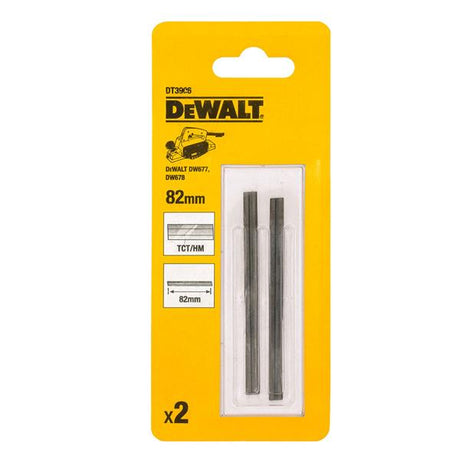 Dewalt DT3906 TCT Reversible Planer Blades 82mm (Pack 2) | DEWDT3906QZ