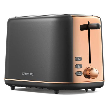 Kenwood Abbey Lux 2 Slice Toaster - Black / Rose Gold | TCP05.C0DG