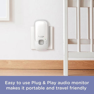 Hubble Smart Listen Audio Baby Monitor - White