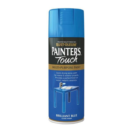 Rustoleum Painters Touch Multi-Purpose Spray Paint 400ml - Brillant Blue | PTOU009
