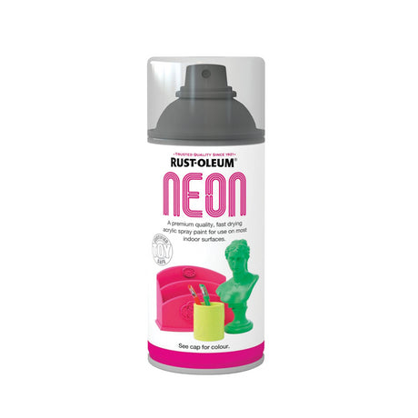 Rustoleum Neon Effect Spray Paint 150ml - Satin Pink | PTOU309