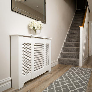 Tema Classic Adjustable Radiator Cabinet Cover - White - Large | RADCAD03W