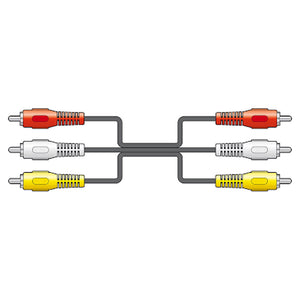 AV Link 3 RCA to 3 RCA Lead 1.5 Metre | 112072