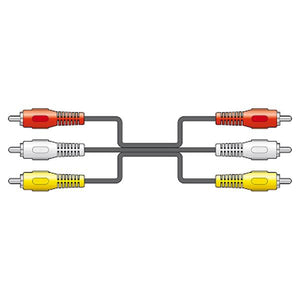 AV Link 3 RCA to 3 RCA Lead 1.5 Metre | 112072