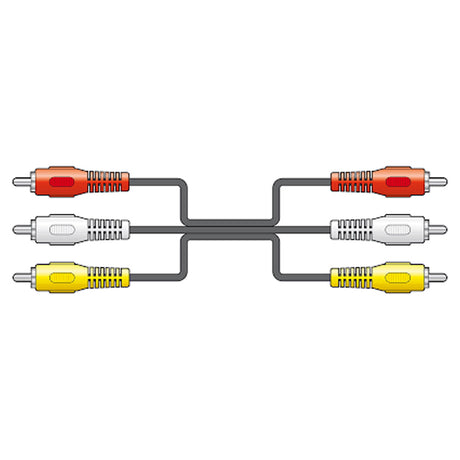 AV Link 3 RCA to 3 RCA Lead 3 Metre | 112074