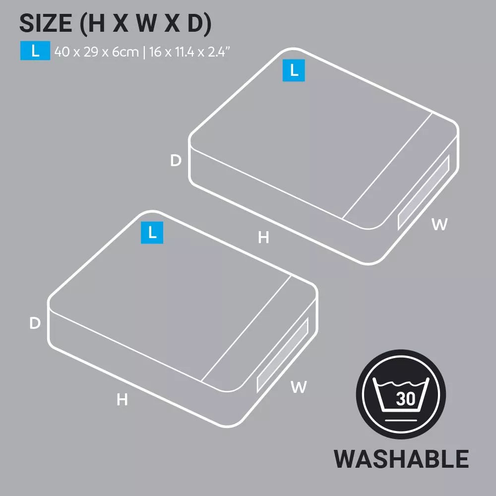 Go Travel Packing Cubes 2 Pack - Blue | 285.101