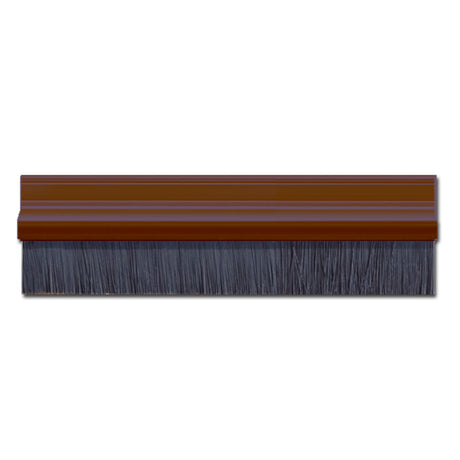 Exitex Door Brush Strip Draught Excluder 914mm - Brown