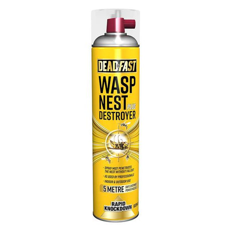 Deadfast Wasp Nest Plus Destroyer Killer Spray 600ml | 20300605