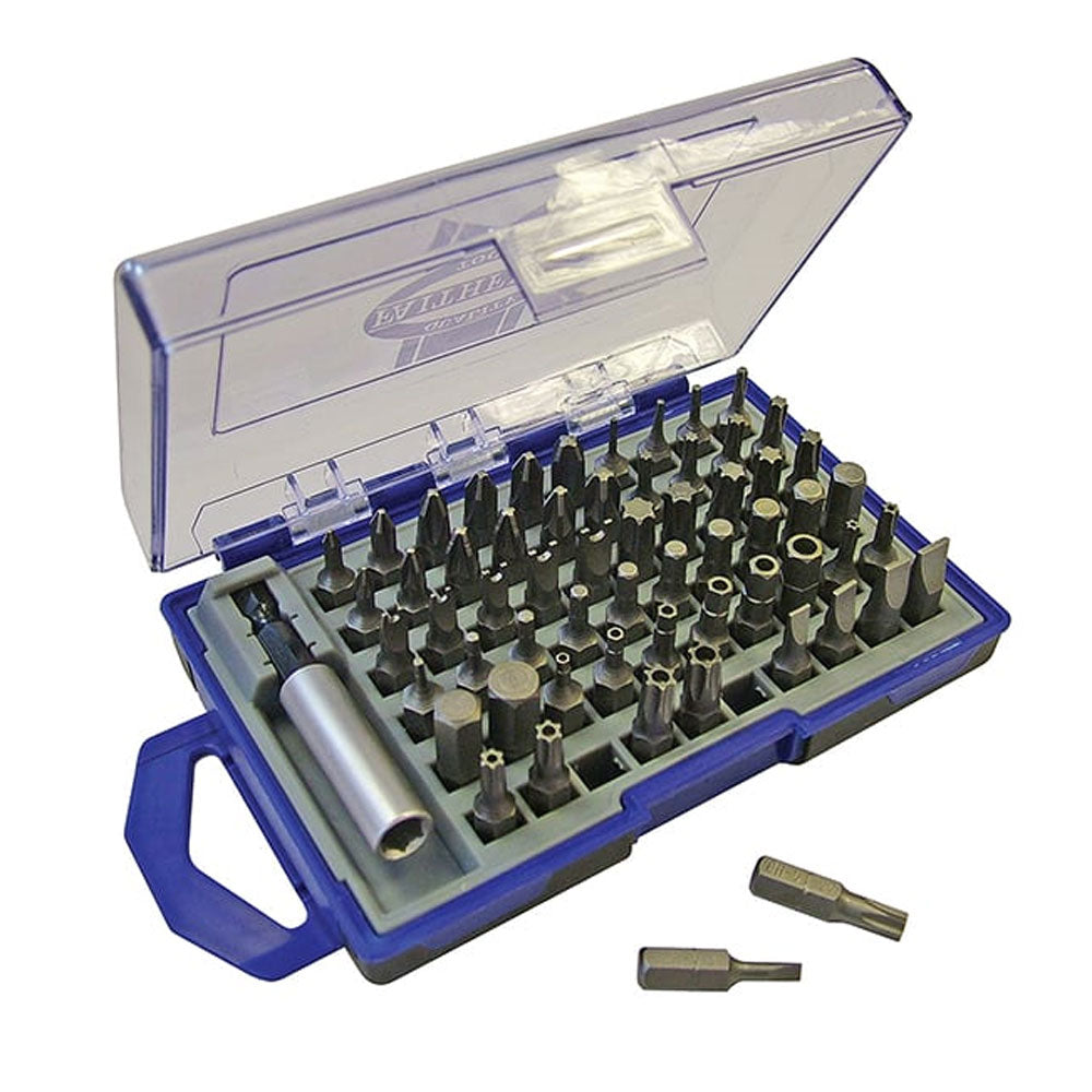 Faithfull Router Bit Set Faithfull Security Bit Set, 61 Piece | XMS19SECB61 – Heavins