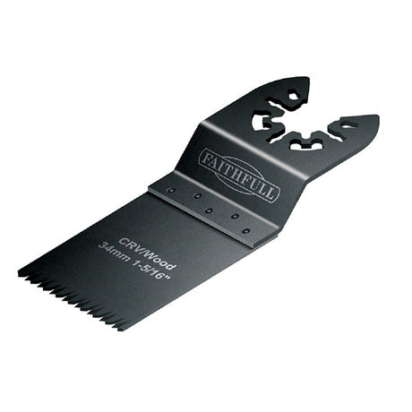 Faithfull Multi-Functional Tool CrV Flush Cut Wood Blade Side Set 34mm | FAIMFW34