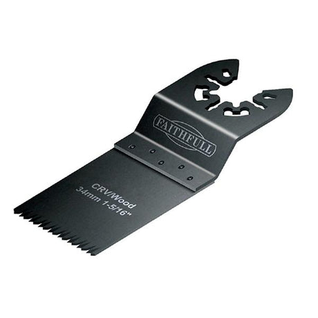 Faithfull Multi-Functional Tool CrV Flush Cut Wood Blade Side Set 34mm | FAIMFW34