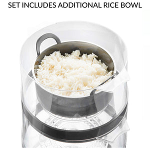 Quest 3 Tier Compact food Steamer 7.2 Litre Capacity | 35220