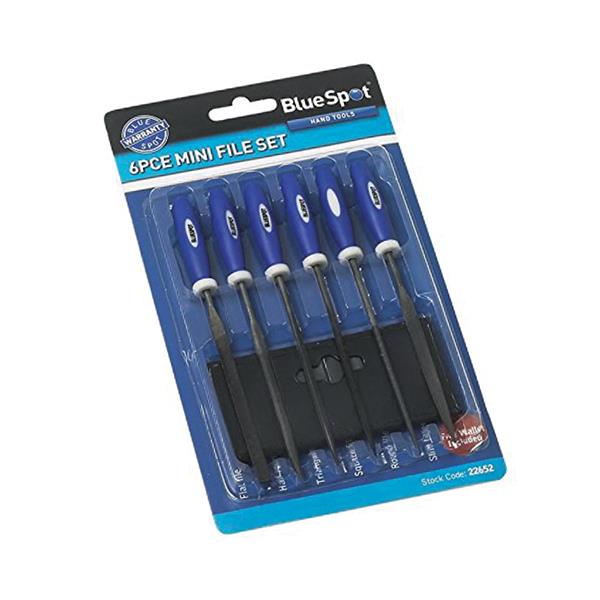 Bluespot Mini File Set with Pouch 6 Piece | B/S22652 – Heavins