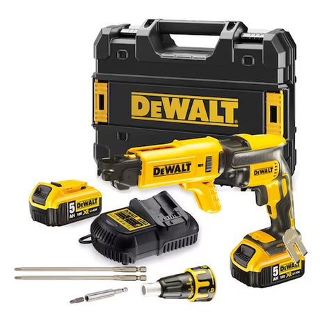 Dewalt Brushless Collated Drywall Screwdriver 18V 2 x 5.0Ah Li-ion | DCF620P2K