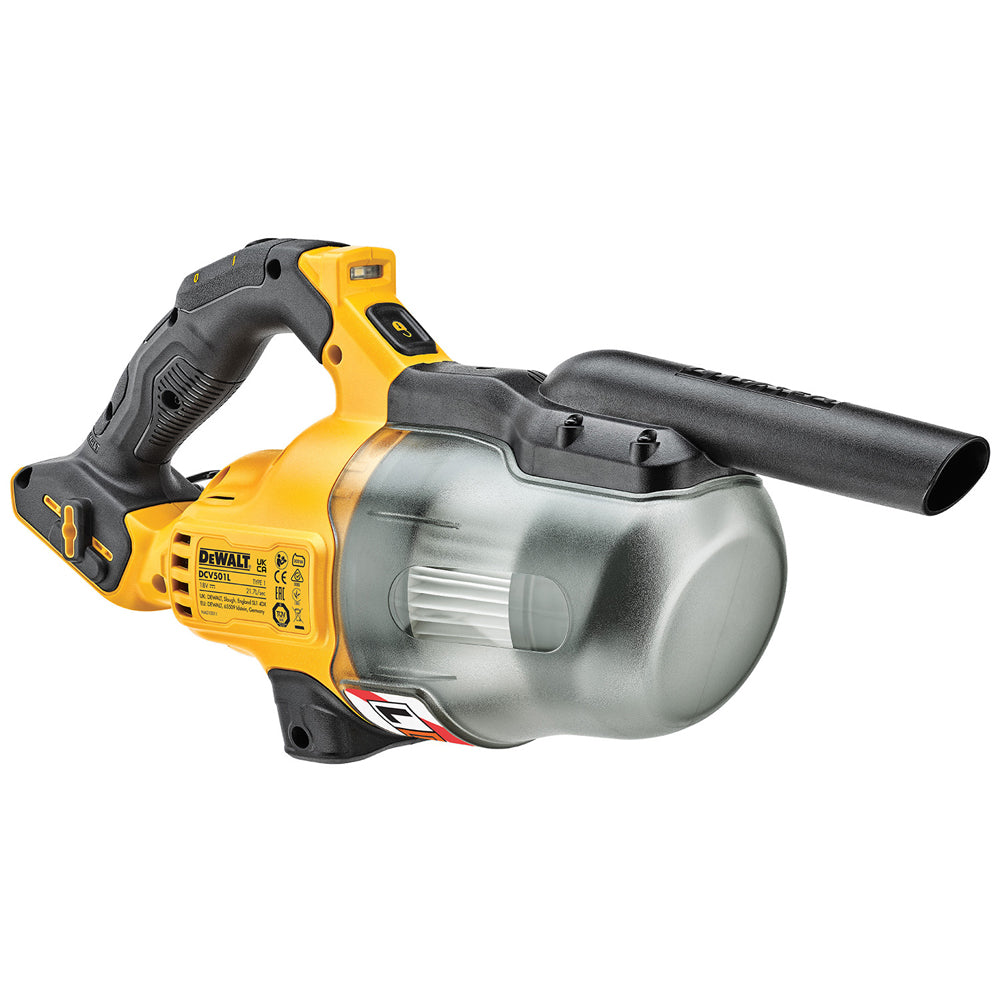Dewalt DCV501LN-XJ 18V XR L-Cass Cordless Stick Vac Vacuum Bare Unit | DEWDCV501LN