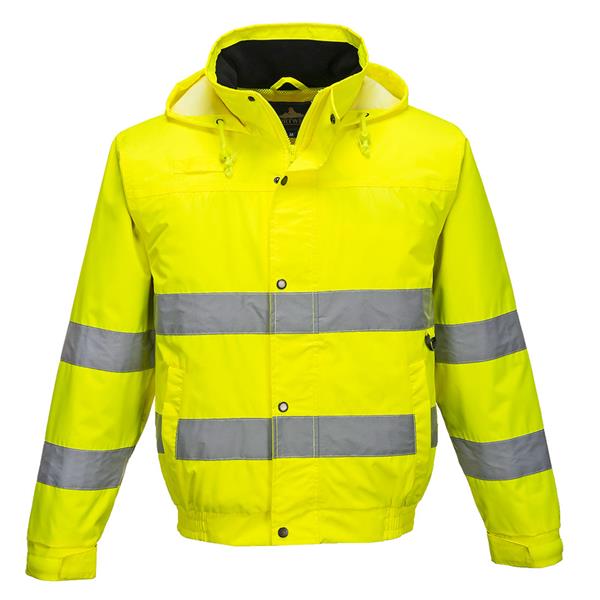 Portwest Hi-Vis Rain Lite Bomber Jacket - Yellow - Medium | S161YERM