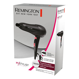 Remington My Stylist 1900W Hair Dryer - Black | DU2000