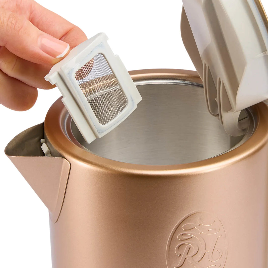 Russell Hobbs Calm 3000W Kettle - White and Copper | 27450