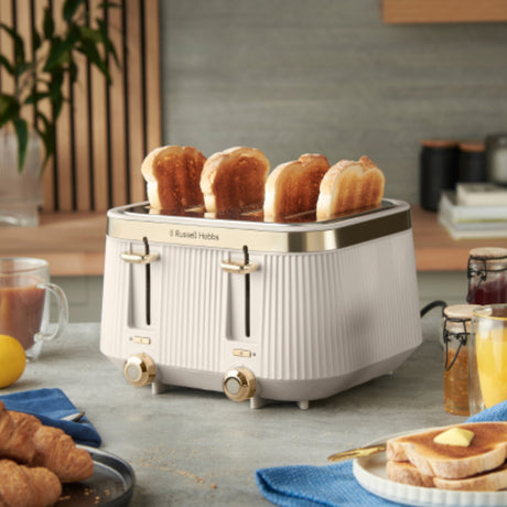 Russell Hobbs Bronte 4 Slice Toaster  - Stone | 26771