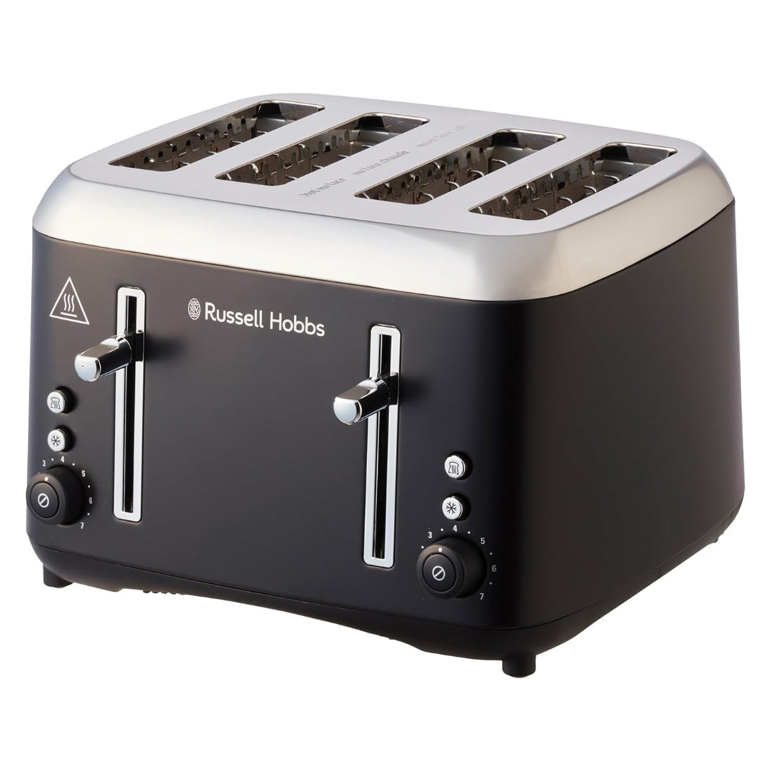 Russell Hobbs Addison 4 Slice Toaster - Matte Black | 27740